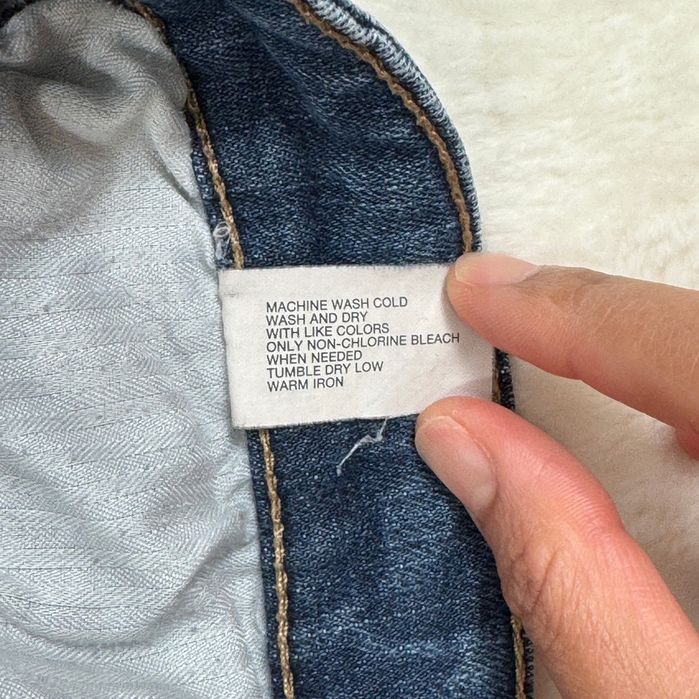 Gap Jeans Women 14/32R Dark Blue Premium Bootcut Mid Rise Stretch Denim Pants - Picture 10 of 13